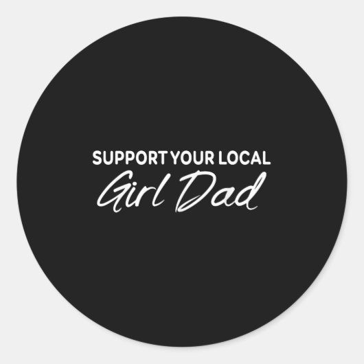 Suprt Your Local Apparel  ラウンドシール (正面)