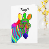 『SUP's 考える of You Zebra万華鏡のように千変万化するパターンコレクション』 カード (黄色い花)