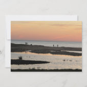 Sur la plage au coucher du soleil (正面)