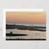 Sur la plage au coucher du soleil (正面/裏面)