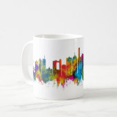 Surabaya Indonesia Skyline コーヒーマグカップ (正面左)