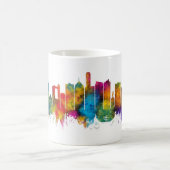 Surabaya Indonesia Skyline コーヒーマグカップ (中央)