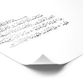 Surah Al Fatiha Islamic Calligraphy | Quran Art フォトプリント (角)