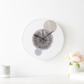 Surah An-Nas Islamic Arabic Calligraphy – Thuluth  ラージ壁時計 (ホーム)