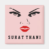 Surat Thani、Thailand Woman マグネット (正面)