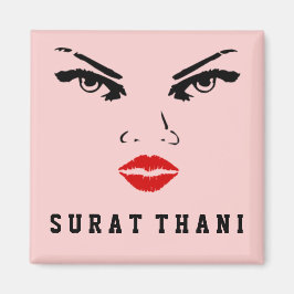 Surat Thani、Thailand Woman マグネット