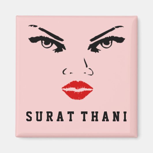 Surat Thani、Thailand Woman マグネット (正面)