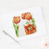 Sure 2013の3つのチューリップ勉強 スクエアシール (封筒)