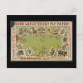 "Sure Catch" Sticky Fly紙 ポストカード (正面)