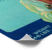 Sure Shot Pear Crate LabelPotter Valley（カリフォルニア州） ポスター (角)