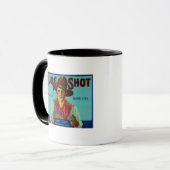 Sure Shot Pear Crate LabelPotter Valley(カリフォルニア州) マグカップ (正面左)
