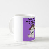 Surely EVERY Basset wasn't Kung Fu Fighting Mug コーヒーマグカップ (正面左)