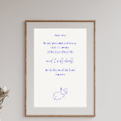 Surely Goodness and Mercy Psalm 23:6 Christian  ポスター