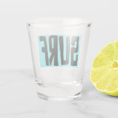 SURF - 「オリジナル」サーフブランド、Est。2025 ショットグラス (裏面)