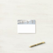 Surf 4x6ノートのビーチの鳥 ポストイット (デスク上)