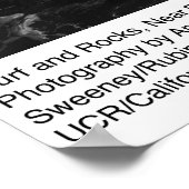 Surf and Rocks, Near Bodega Station by Ansel Adams ポスター (角)