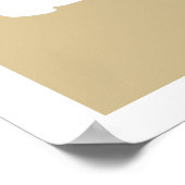 Surf and Skyミニマリストのポスター ポスター (角)