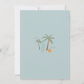 Surf Beach Birthday Party Invitation 招待状 (裏面)