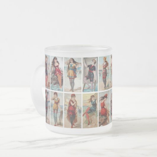 Surf Beauties of 1889 フロストグラスマグカップ (正面左)