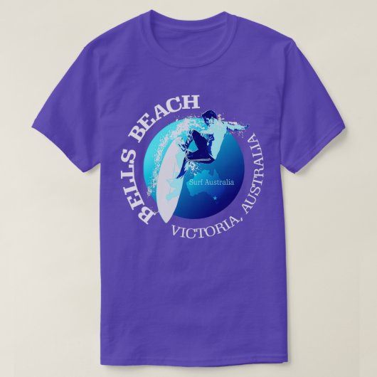 Surf Bells Beach SRF Tシャツ (デザイン正面)