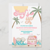 Surf Birthday Party Invitation 招待状 (正面)