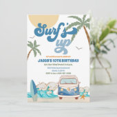 Surf Birthday Party Invitation 招待状 (スタンド正面)