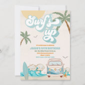 Surf Birthday Party Invitation 招待状 (正面)