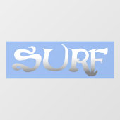 Surf blue auto opaque window stickフロントスティック ウィンドウサイン (シート)
