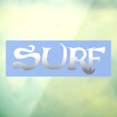 Surf blue auto opaque window stickフロントスティック ウィンドウサイン (シート3)