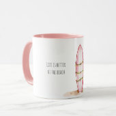 Surf Board Beach Lights マグカップ (正面左)