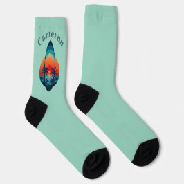 Surf Board Beach Socks ソックス