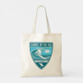 Surf Carmel-By-The-Sea California トートバッグ (裏面)
