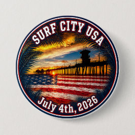 SURF CITY USA - 2026年7月4日  缶バッジ