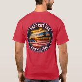 SURF CITY USA - 2026年7月4日 Tシャツ (裏面)