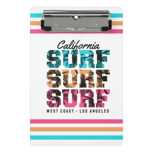 Surf Dreams: California Sunset Edition ミニクリップボード (正面)