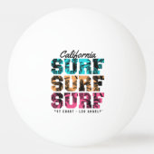 Surf Dreams: California Sunset Edition 卓球ボール (裏面)