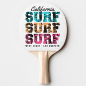 Surf Dreams: California Sunset Edition 卓球ラケット (裏面)