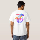 Surf 'em all. TLW. 五大湖でサーフィン Tシャツ (裏面フル)