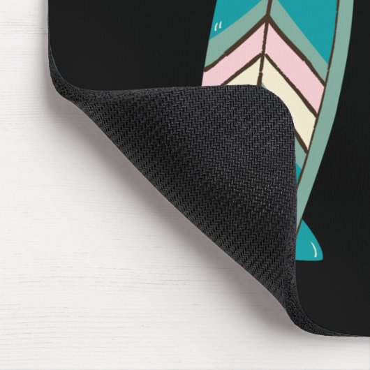 Surf Find Your Own Wave Surf Board マウスパッド (コーナー)