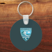 Surf Fuerteventuraカナリア諸島スペイン キーホルダー (正面)