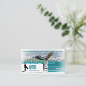 Surf Instructor |  Surfboard Active Sports 名刺 (スタンド正面)