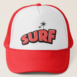 Surf, just surf. In red キャップ