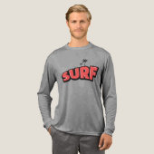 Surf, just surf. In red トライブレンドＴシャツ (正面全体)