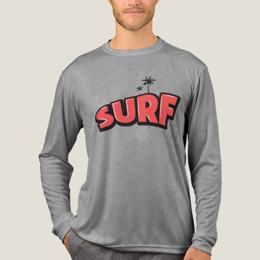 Surf, just surf. In red トライブレンドＴシャツ (正面)