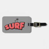 Surf, just surf. In red and gray ラゲッジタグ (正面横)