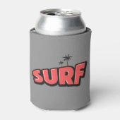 Surf, just surf. In red and gray 缶クーラー (缶正面)