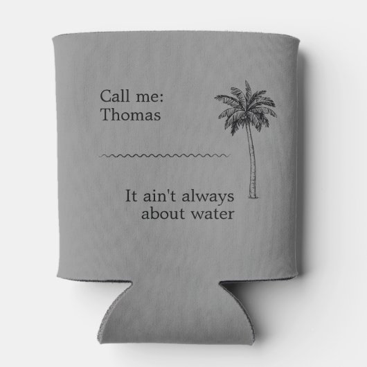 Surf, just surf. In red and gray 缶クーラー (裏面)