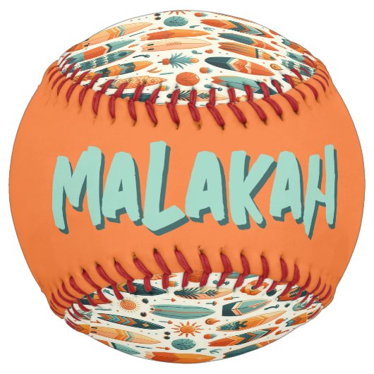 Surf Life (personalize) ソフトボール (裏面)