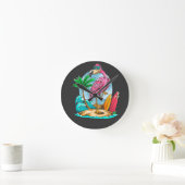 Surf Like a Mingo! Acrylic Wall Clock ラウンド壁時計 (ホーム)