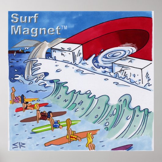 Surf Magnetマットポスター ポスター (正面)